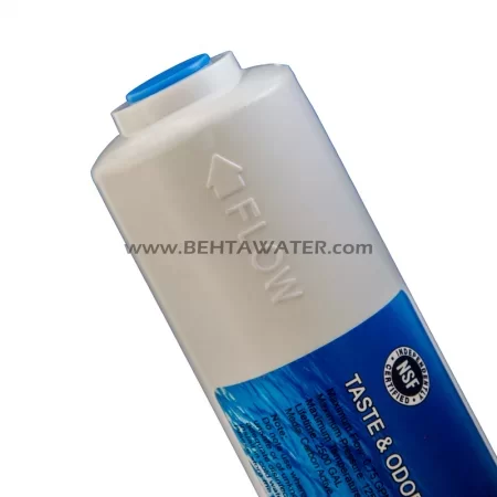 فیلتر کارتریج مرحله پنجم پست کربن (کربن خطی) دستگاه تصفیه آب خانگی