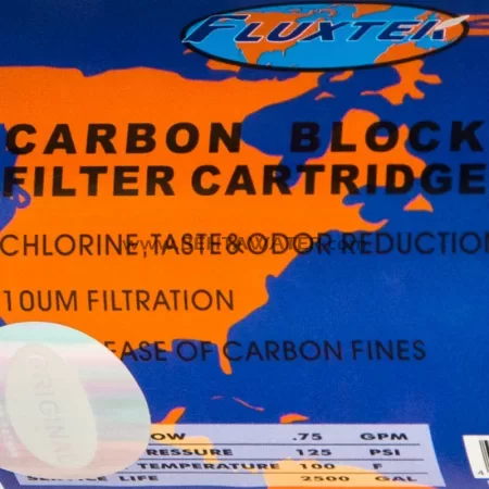 فیلتر کارتریج مرحله سوم کربن بلاک (CTO) دستگاه تصفیه آب خانگی