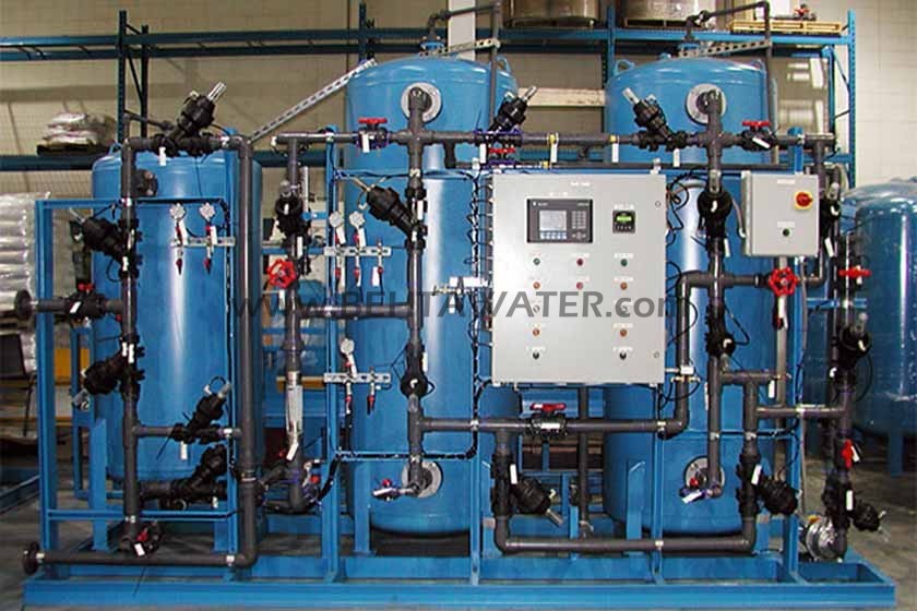 طراحی و ساخت سیستم تولید آب فوق خالص صنعتی