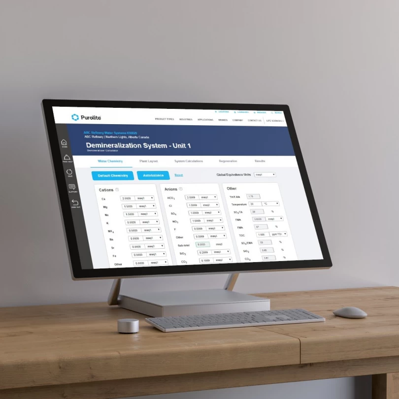 انتخاب رزین تصفیه آب